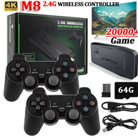 M8 Wireless Game Console, 4K HD Mini Arcade Retro 1000+ Games