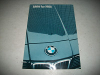 1986 BMW FULL LINE DEALER BROCHURE. LIKE NEW.