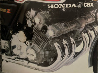 1978 Honda CBX Original French 6 Pg Dealer Brochure 