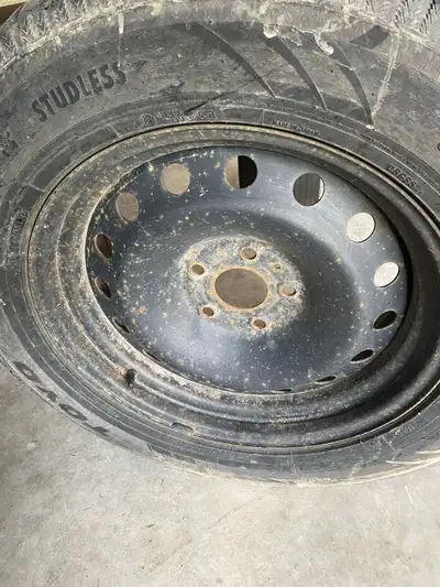 Set of 4 ram 1500 10 inch winter rims 5 bolt with sensors.