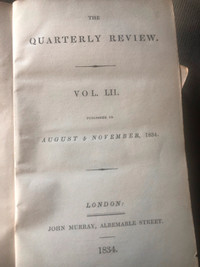 The Quarterly Review (1834 - 1837) - Literary and Travelogues