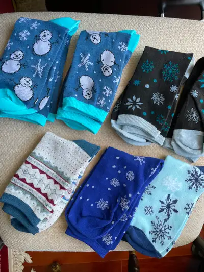 7 Pairs new, boys’ colourful socks AND 3 REBOK young mens’ sock, View more