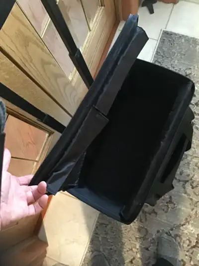 Sewing machine Carring case with wheels.    Reduced., View more