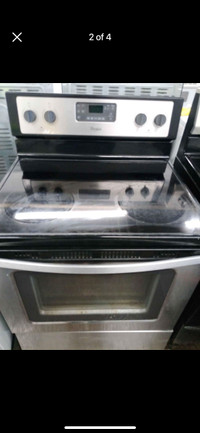 Whirlpool    stainless steel stove 100% working
