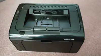 Hp laserJet P1102w printer, View more