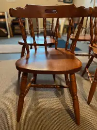 KITCHEN CHAIRS AND SMALL TABLE FOR SALE