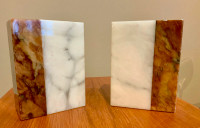 Alabaster Bookends From Italy