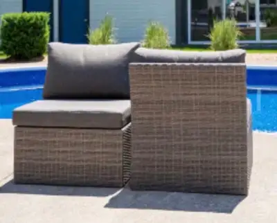 Hampton bay Wicker Patio Chairs BNIB GRAB DEAL$100 MSRP$228.99, View more