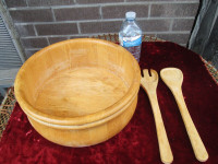 Beechwood Salad Bowl made by Dolphin in Thailand