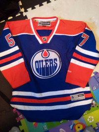 Edmonton oilers reebok youth L/XL hockey jersey