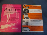 OSCAR SCHMIDT AUTOHARPS 2 PAGE BROCHURE-6/01/1973-COLLECTIBLE!