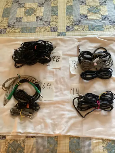 GUITAR / INSTRUMENT CABLE 6 FT. TO 10 FT, View more