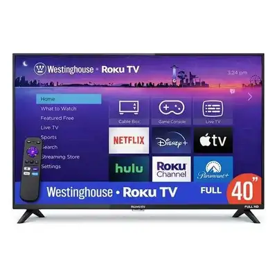 Westinghouse 40" Roku Smart TV Full HD LED Television, View more