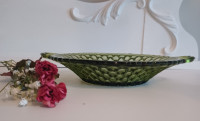 Green, Depression Glass Bowl