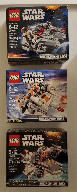 LEGO Star Wars Micro Fighters 75030 75032 75074 - NISB in Toys & Games in City of Halifax