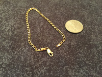 Yellow gold bracelet 10K ..8 inches............