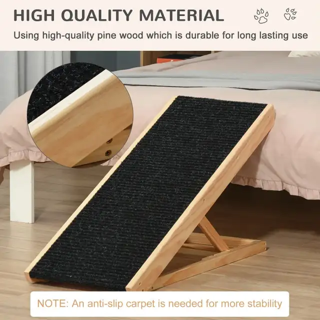 PawHut Dog Ramp Foldable Pet Ramp for Bed Couch in Accessories in Markham / York Region - Image 4