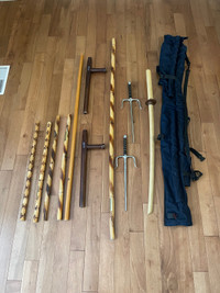 Martial art weapons set
