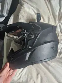 Snowmobile helmet and gopro 