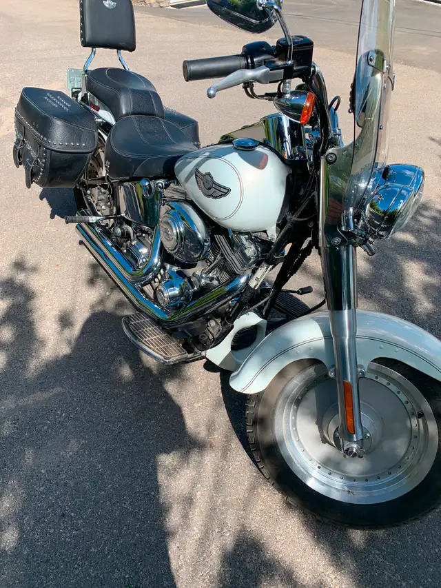 03 Harley Fatboy in Street, Cruisers & Choppers in Regina - Image 2
