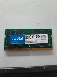 Crucial 8 gb ddr4 2400 laptop ram