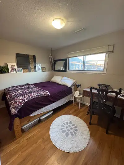 I have a fully furnished private room available in a quiet basement suite located in a peaceful Rutl...