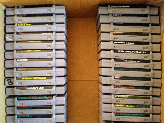 SNES games. Also NES N64 Gamecube Gameboy etc (updated Aug 25/25 in Older Generation in Markham / York Region - Image 2