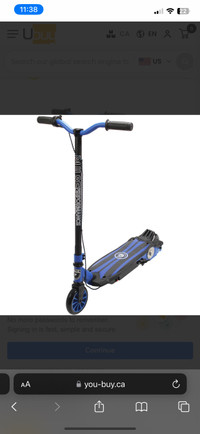 Bravo Sports Pulse Performance Revster Electric Scooter for Kids
