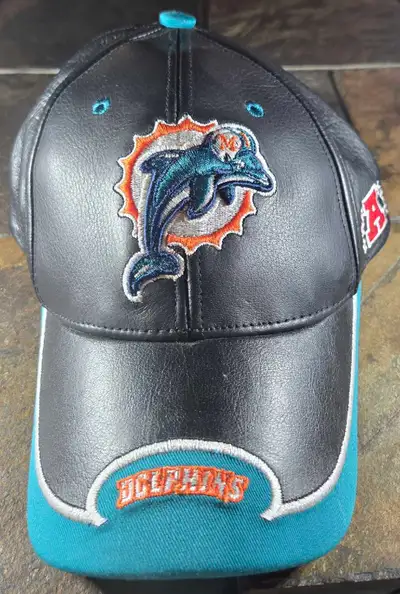 Miami Dolphins ball cap - Leather., View more