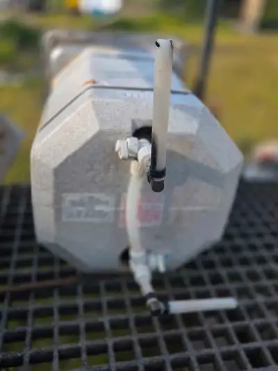 Propane hotwater tank from camper