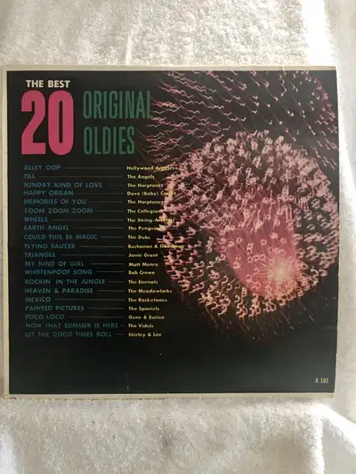The Best 20 Original Oldies - Various artists (Vinyl Lp), View more