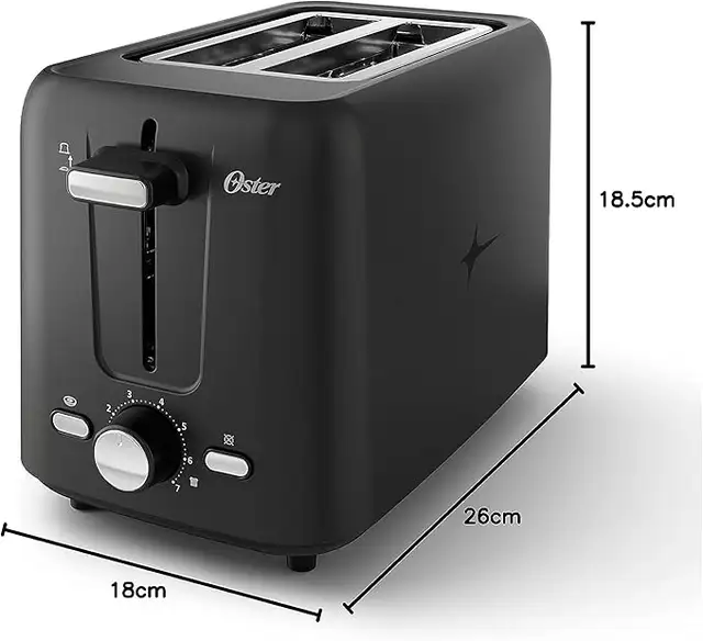 Mainstays 2-Slice Toaster with 6 Shade Settings in Toasters & Toaster Ovens in Mississauga / Peel Region - Image 3