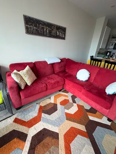 Dinning table and couch, View more