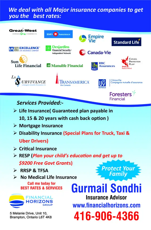 Best Insurance Rates in Ontario – Auto | Home | Super Visa &Life in Auto Insurance & Financing in Mississauga / Peel Region - Image 5