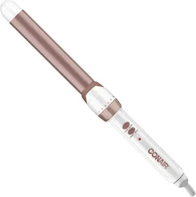 Conair CD705GNC Double Ceramic 1-Inch Curling Wand, 1-inch barrel produces classic long-lasting curl...