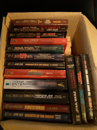 Box of Star Trek novels