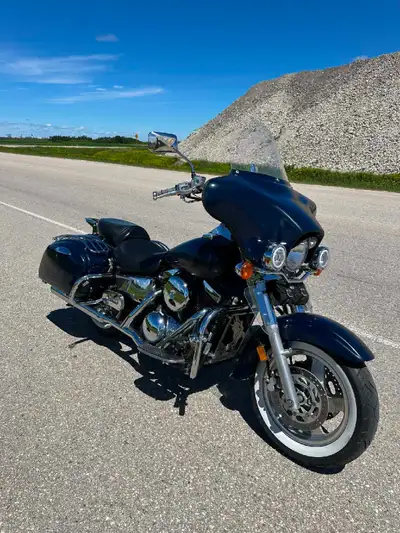 Yes, it's available. Please read ad. 2001 Kawasaki Vulcan Nomad 1500 EFI - Safetied Paint matched Af...