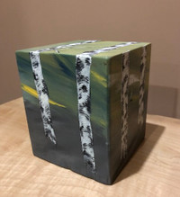 Hand Painted Art Block