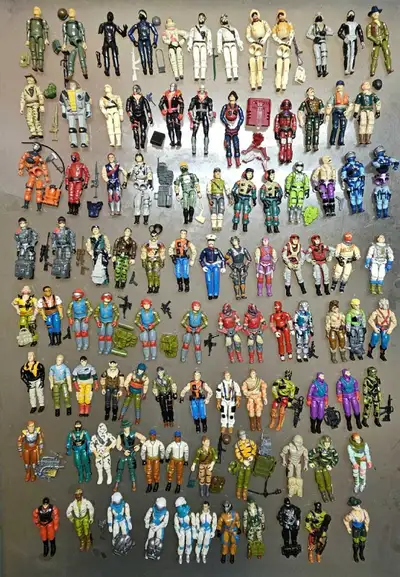 Vintage 1980s GI JOE ARAH Action Figures, View more