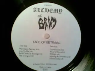 The Grim 1988 LP record album Face of Betrayal vinyl punk in CDs, DVDs & Blu-ray in Markham / York Region - Image 8