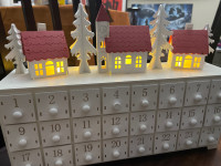 Wooden Advent Calendar with LED light