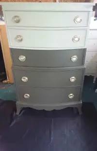 Two Tone Chest of Drawers/Highboy