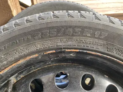 I have 4 - 17" with 5x120mm Bolt Pattern. These rims were on a 2011 Chevrolet Equinox. 2 rims have w...