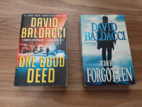 DAVID BALDACCI BOOKS - $5.00 EACH