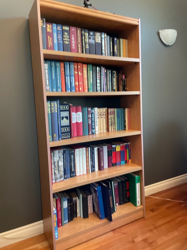Wooden bookcase Bookcases & Shelving Units Strathcona County Kijiji
