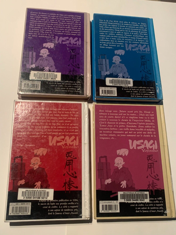 Usagi Yojimbo Stan Sakai Lot 4x Livres Manga Japonais FRANCAIS dans Manuels  à Laval/Rive Nord - Image 2