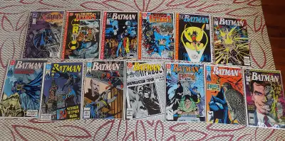 BATMAN 433-435, 440-449 ANNUAL 13-14, NEW TITANS 60-61 DC COMICS, View more