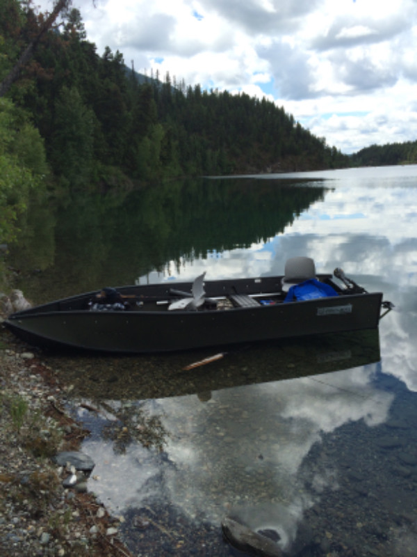 14' folding PortaBote with motor. in Powerboats & Motorboats in Cranbrook - Image 3