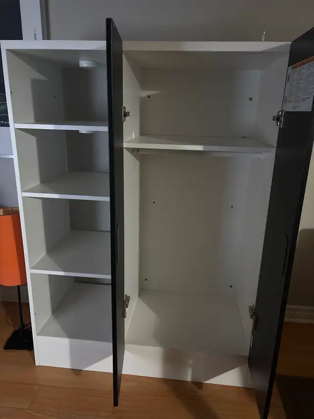 IKEA SMÅSTAD Twin Loft Bed with Desk & Storage – White/Black in Beds & Mattresses in Oakville / Halton Region - Image 5