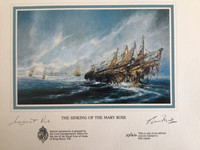 "Sinking of the Mary Rose" Limited Edition Print by Ben Maile